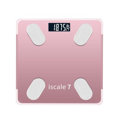 China Bathroom Scales Portable Digital Sound Scale Fashion Electronic Wireless Connect Electronic Weighing Scale for sale