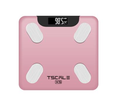 China WITH COVER Electronic Body Fat Balance Scale Wireless USB Digital App OEM Body Fat Scale for sale