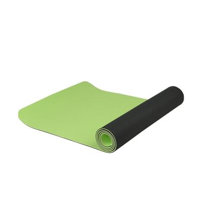 China Eco-Friendly Yoga Mat Yoga Mat Rubber Tpe de Laye Hot Selling Fitness Tpe of private label two band for sale