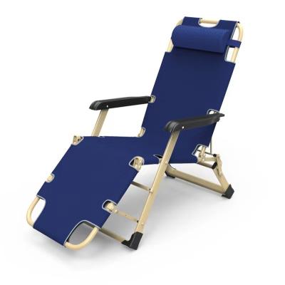 China Eco-Friendly Folding Bed Recliner Lunch Break Bed Chair Office Lazy Backrest Hospital Accompany Chair for sale