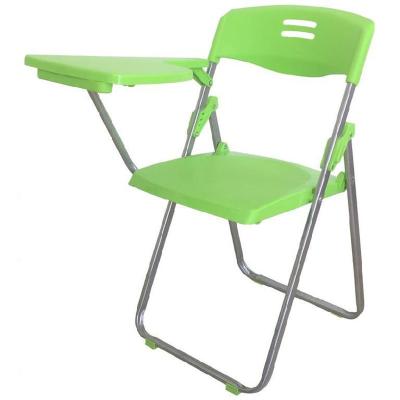 China Wholesale Foldable Furniture Cheap White Black Stackable Plastic Garden Outdoor Folding Notebook Chair for sale