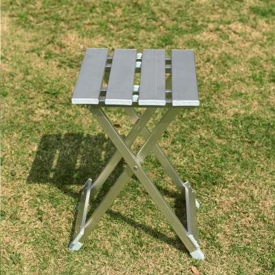 China Mini Portable Lightweight Folding Aluminum Easy-carry Outdoor Compact Fishing Stool Chair For Camping for sale