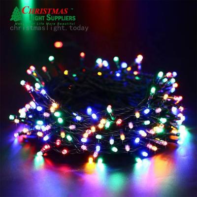 China Energy Saving Multi Colors Solar String Lights 100 LED Modes 8 Solar Powered Waterproof Fairy Lights String Lights For Garden Patio for sale