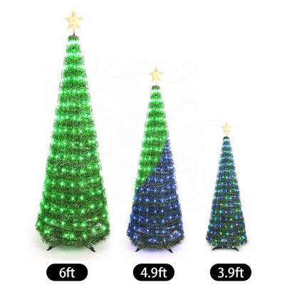 China 6FT LED Tree Light 6FT LED Outdoor Christmas Garden Light Set Decorations Holiday LED Lighted Tree for sale