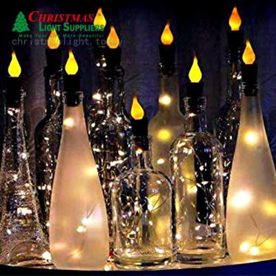 China Bottle Cork Lights 10 Packs 2M 20 LED Bottle Cork Dewdrop Fairy Lights Glass Bottle Candle Lights Wedding Party Home Decoration for sale