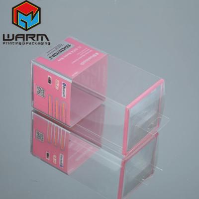 China Wholesale High Quality Recyclable Acetate Box Clear 4 Inch Noise Protector PET PVC Box Customized Logo for sale