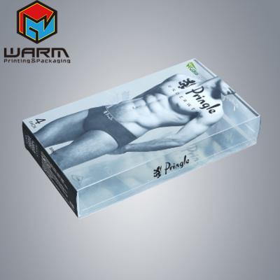 China Recyclable Plastic Mens Underwear Packaging Box Custom Design Boxes For Underwear Packaging for sale