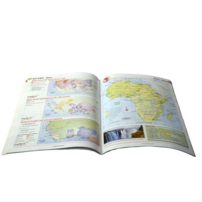 China paper & Cardboard Color Traveling Guide With Map Printing Saddle Softcover Quilting Book for sale