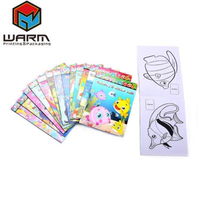 China Spirit English Coloring Books Custom Picture Service Children's Education Wholesale Print Board Children's Coloring Books for sale