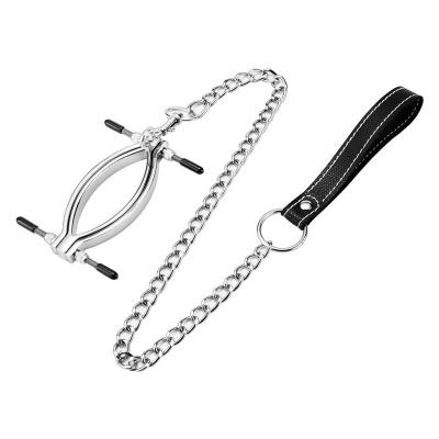 China Clip Reusable Clitoris Sling Leash Drag BDSM Bondage Games Adult G-spot Massage Clitoris Stimulator for sale