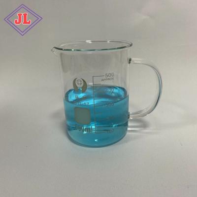 China Wholesale 500ml High Temperature Resistance Glass Mug With Handle Beaker Glassware Chemical Lab for sale