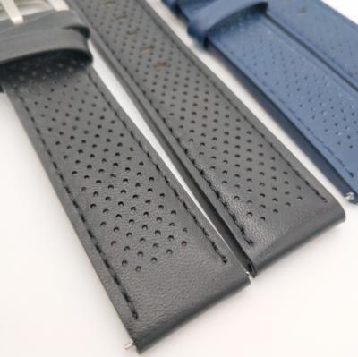 China Welcome To Customize Fashion Logo/Size/Color/Performance High End Cowhide Leather Watch Band Strap 22mm Real For Apple Watch Strap Series 1 2 3 4 5 Strap 6 silicone watch band for sale