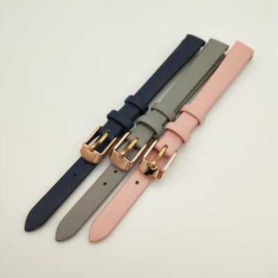 China Welcome to customize logo/size/color/workmanship for Iwatch series straps fashion universal 10mm high quality unisex leather waterproof watch strap band for sale