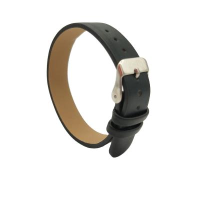 China High quality durable and popular wholesale single buckle PU leather strap 14mm for sale