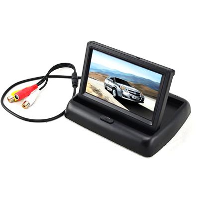 China Factory Supplied 480x234p Foldable Car Monitor 4.3 Inch High Definition TFT LCD Monitor Display for sale