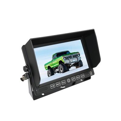 China Factory wholesale quality RGB 7 inch car monitor with 3 way video between 2 way audio input for sale