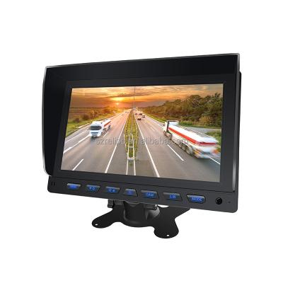 China 2 Way Video Input Factory Supplied Quality 12V 24V Universal 7 Inch 9 Inch Truck Bus 7 Inch AHD Car Headrest Monitor for sale