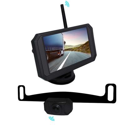 China NIGHT VIEW Factory Supplied Waterproof Radio 5 Inch Car Truck Rear View Camera Baby Monitor Kit for sale