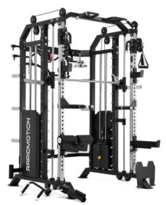 China Commercial Multi Function Trainer Blacksmith Machine Squat Stand 3 In One And Half Cabinet Case for sale