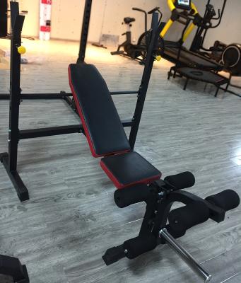 China Heavy Duty Gym Multi Functional Rack Machine Blacksmith Power Rack Press Bench and Half Cabinet Squat for sale