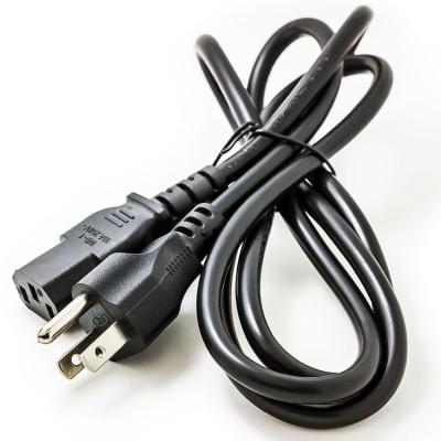 China Computer and Laptop Factory America USA AC Power Cord Standard 3pin Free Sample Directly Us Plug 3 Pin 150cm AC Cable For Computer for sale