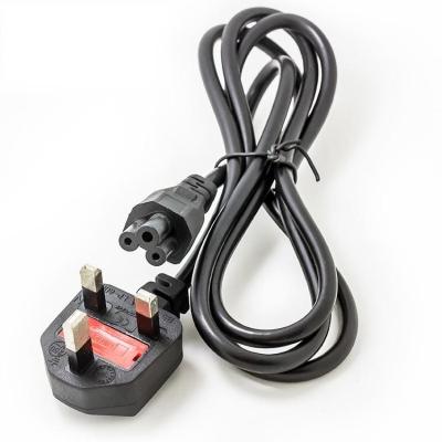 China Free Sample UK Computer and Laptop Factory England Ac Power Cord Standard 3pin Directly Plug In UK 3 Pin 150cm AC Cable For Computer for sale