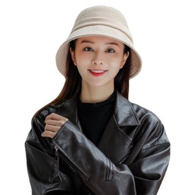 China Fashion\comfortable\durable hot net bucket hat new spring and autumn mall hat eaves female fisherman hat for sale