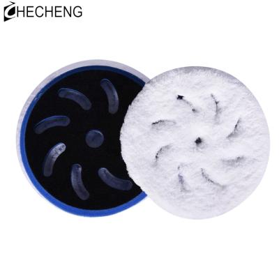 China Foam+Microfiber CHE- MP603 Microfiber Cleaning Polish Pad for sale