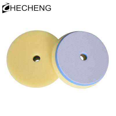 China Foam CHE-S609 80-150mm Foam Pad For Car Foam Polishing High Quality Polish Pad With Hole for sale