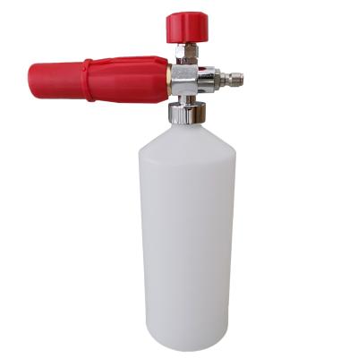 China (engineering plastics) pure copper adjustable foam cannon 1 liter bottle snow foam lance for sale