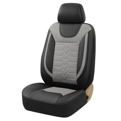 China Sports Luxury Design Full Set Universal PU Leather Auto Car Seat Covers Accessory for sale