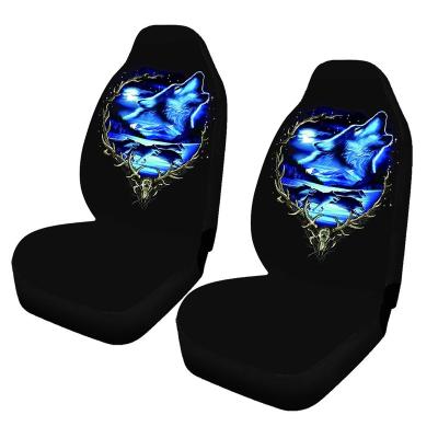 China Y2K Y2K Popular Jacquard Universal Car Seat Covers 2PCS Set Auto Accessory for sale