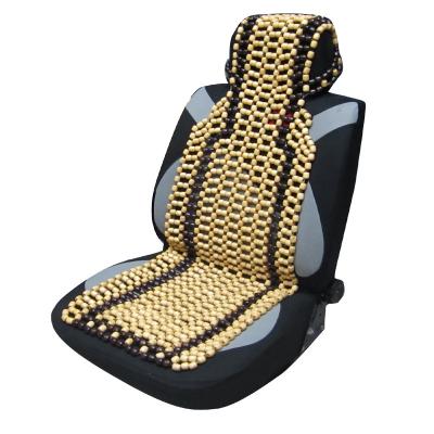 China Luxury Handmade Wooden Car Seat Cover Universal Air Cushion Permeability Pearl Factory Outlet Auto Accessory for sale