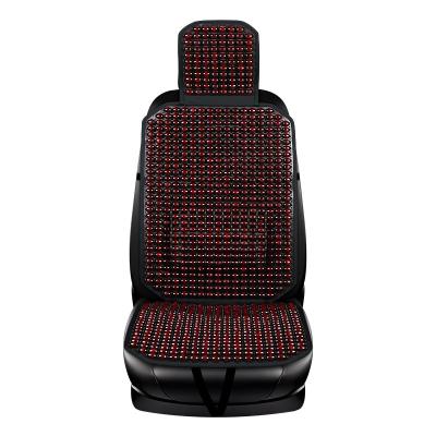 China Breathable Wooden Bead Business Auto Accessory Cooling Handmake Car Cushion For Universal Car Seat Cover for sale