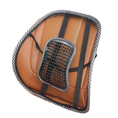 China Office Luxury Back Chair Cushion Car Support BackSupport Massage Lumbar Cushion For Auto Car Chair Accessory for sale