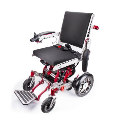 China Luxury Wholesale Electric Wheelchair Aluminum Foldable Hydraulic New Stand Automatic Wheel Chair with Portable Batteries for sale