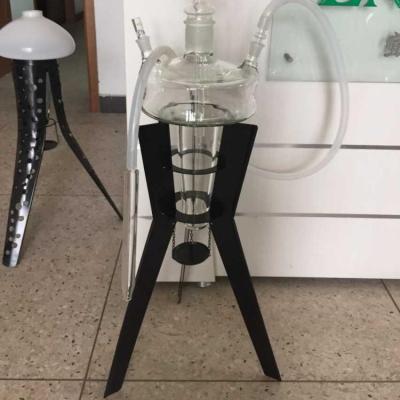 China COFFEE TEA BAR& GH031 HANDMADE GLASS HOME SMOKING METAL HOOKAH SHISHA HOLDER for sale