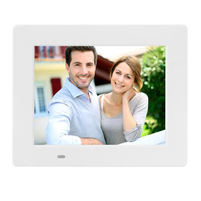 China Best clock quality fashional OEM 8 inch family lcd mp4 digital photo picture frames for sale