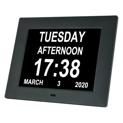 China Class 7 Inch 2021 Wholesale 4:3 Ratio Dementia Digital Clock With Medicine Reminders For Memory Loss And Alzheimer Seniors DDC-7005 for sale