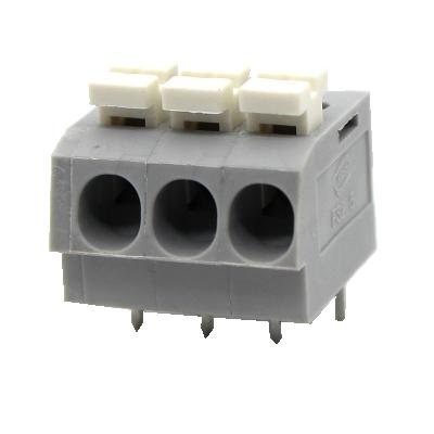 China PCB 3 PIN GRAY SPRING 804 push button DG/KF202 connectors 16A for sale