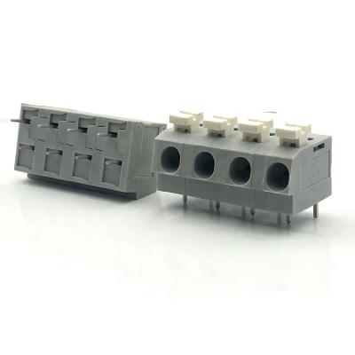 China PA66 UL94V-0 AOSI Screw Down 5.0mm 7.5mm 804 PCB Terminal Blocks Push Button Terminal Block Minus for sale