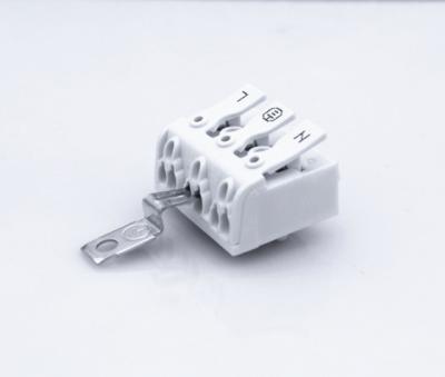 China Lighting 923 Push Button Light Fixture Wire Connector Pin Header Top Rated Terminal Block For Lighting for sale