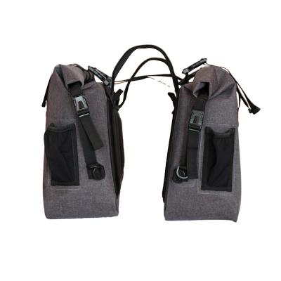 China New Style Riding Waterproof Saddle Bag Durable Saddle Pack Pannier Bags Ideal For Hunting Camping for sale