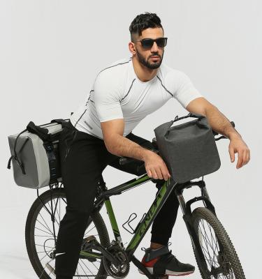 China Custom Waterproof TPU Fabric Backpack Bike Bag With Thicken And Strengthen Hook TPU Fabric Bicycle Dry Bag for sale