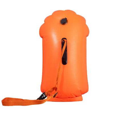 China Outdoor Camping Hiking Inflatable Swim Buoy PVC Float Dry Bag Safety Swimming Water Sport Waterproof Travel Bag For Outdoor Hiking for sale