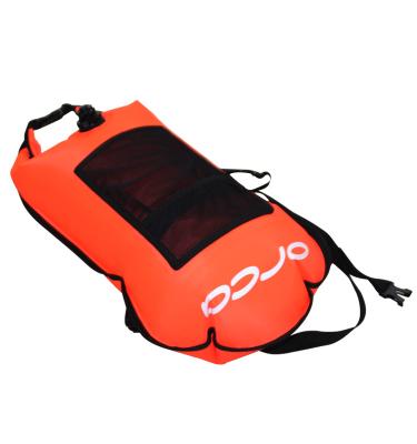 China Custom Waterproof 100% Waterproof Swim Buoy Dry Bag PVC Inflatable Floating Dry Bags For Boating Rafting Swimming for sale