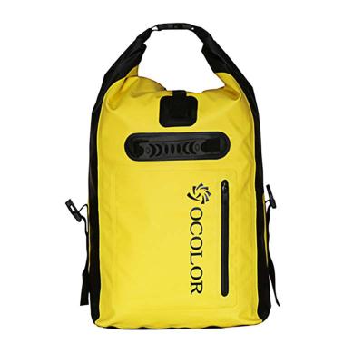 China Rolltop PVC Folding Backpack Fashion Increasing Waterproof Dry Bag for sale