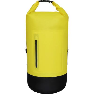 China Factory Price TPU Eco-friendly Dry Bag Yellow Waterproof Light Weight Backpack Floating Bag For Kayaking for sale