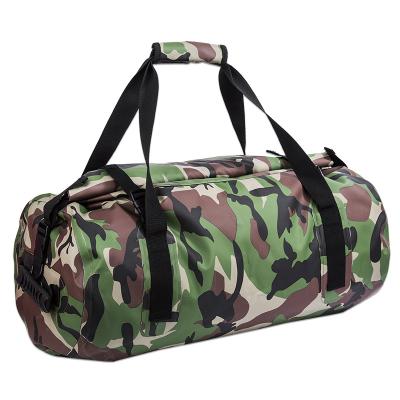 China Eco-Friendly And Waterproof Sports Gym Large Capacity Camouflage Waterproof Travel Duffel Bag for sale