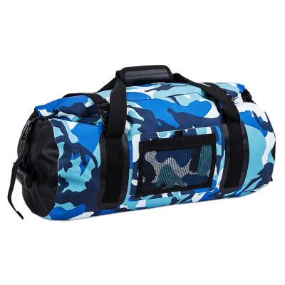 China 500D pvc tarpulin professional china manufacture travel duffel bags waterproof for sale